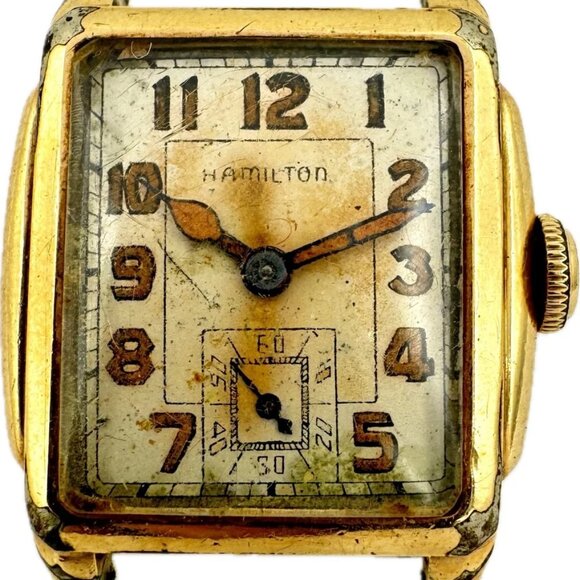 Vintage Hamilton Dixon Men\'s Mechanical Wristwatch 987-F USA 10k Gold Filled main image 7